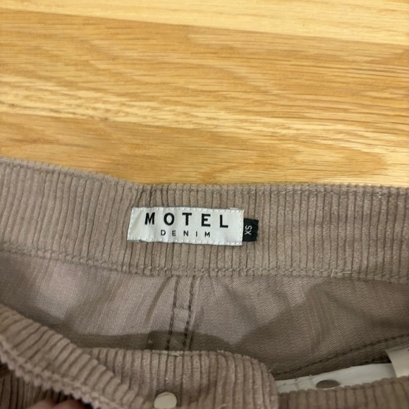 Motel Rocks Parallel Jeans Cord Smoke Size Extra Small - Picture 5 of 6